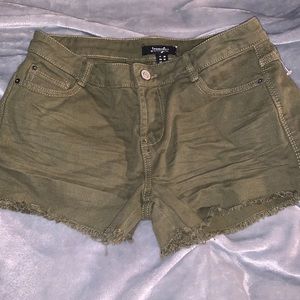 Cute distressed shorts